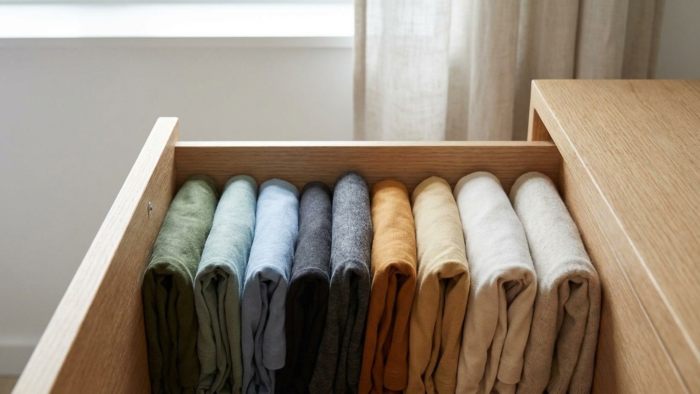 J'ai doublé la capacité de mon dressing minimaliste avec cette méthode japonaise (sans acheter de rangements)