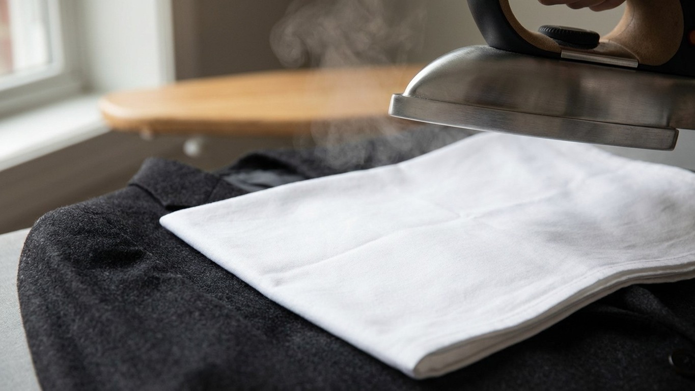 Je repassais tous mes tissus de la même façon : le jour où j'ai compris mon erreur, plus aucune trace brillante