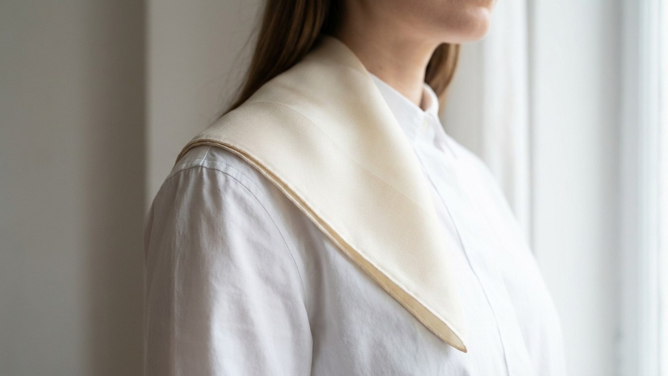 Un seul foulard en soie, cinq looks différents : tout se joue dans ce pli précis