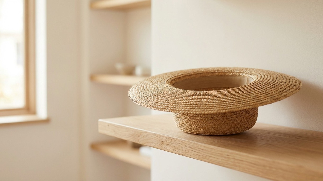 « Je pensais bien faire en les empilant » : l'erreur qui écrase vos chapeaux de paille en une seule saison