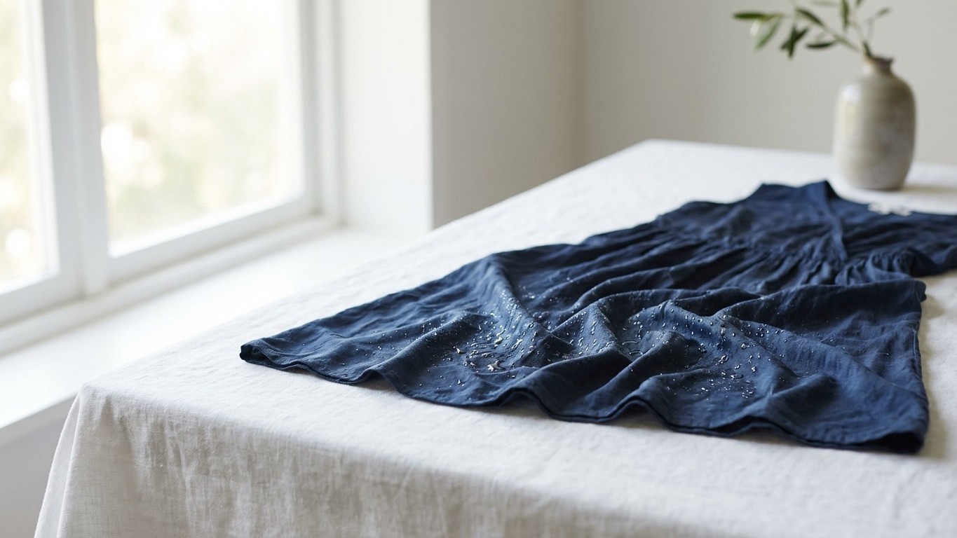 Si vous enfilez vos robes en viscose avant qu'elles soient parfaitement sèches, vous êtes en train de les détruire