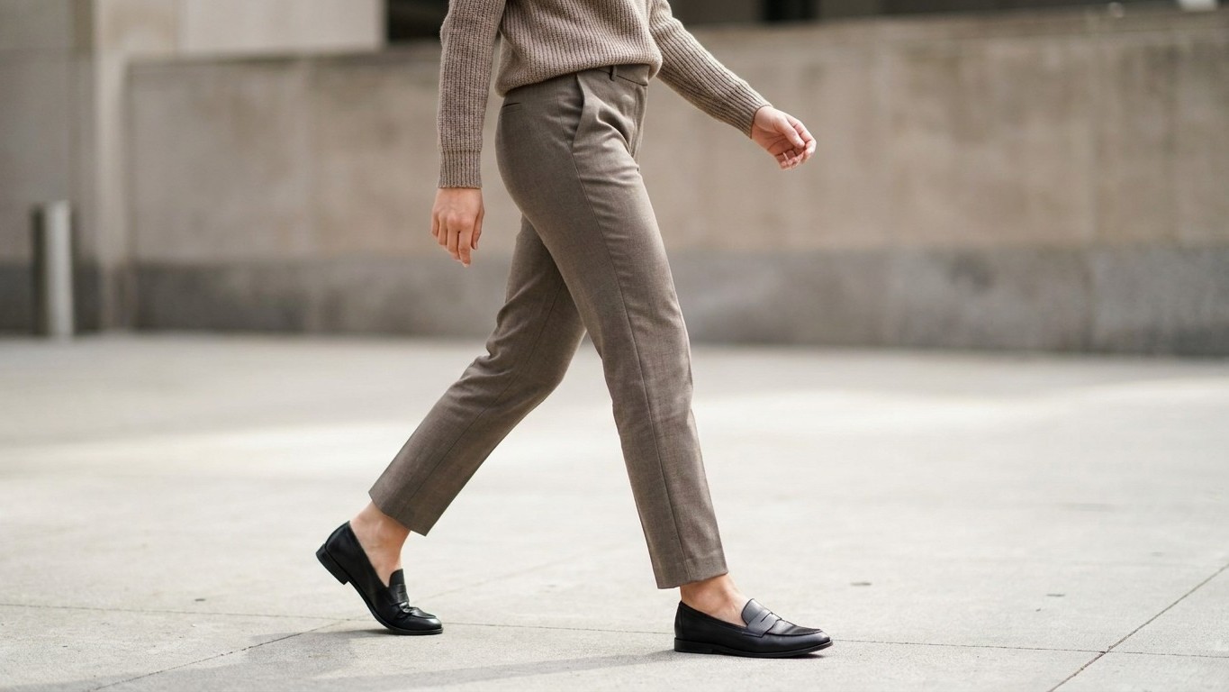 Une styliste m'a regardée marcher en chaussures plates et m'a dit une chose que personne ne soupçonne