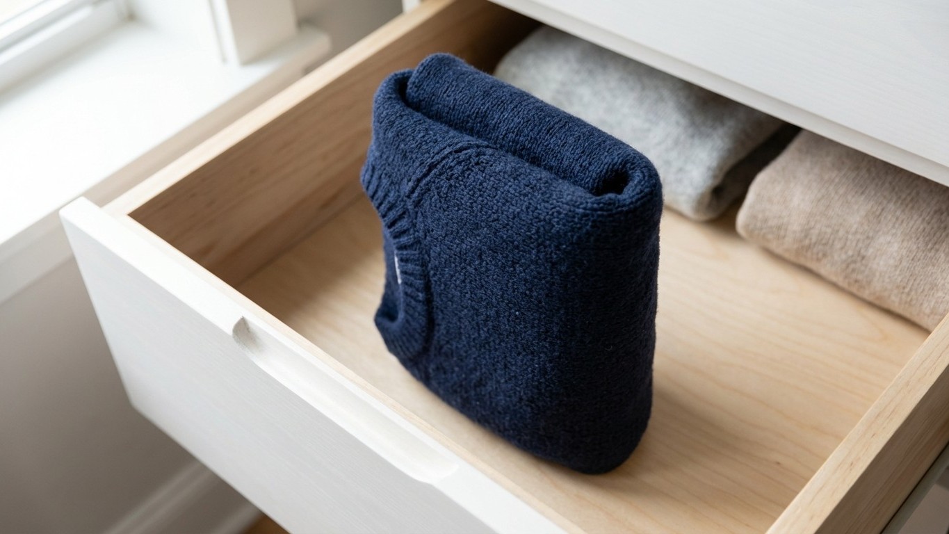 Vous avez toujours ces traces blanches sur vos pulls ? Au Japon, un seul geste de pliage les empêche d'apparaître