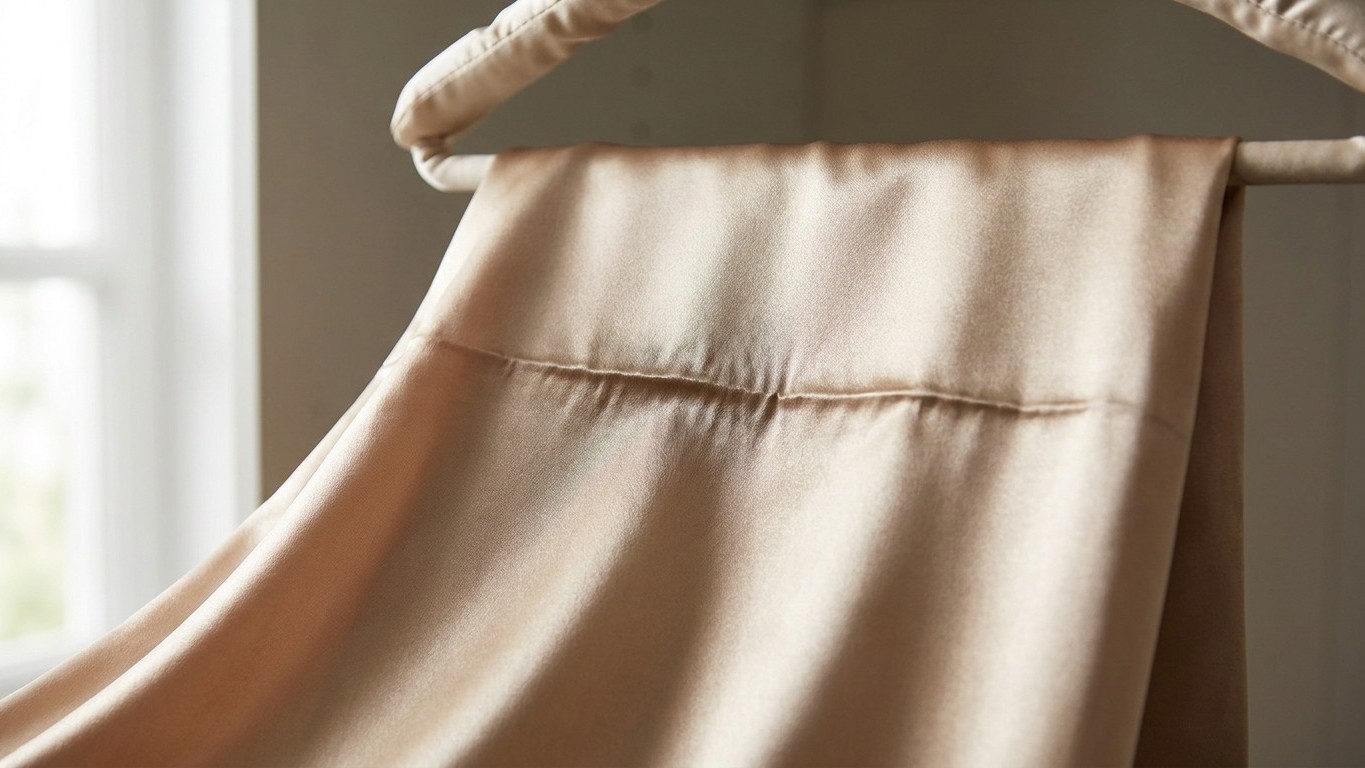 J'ai retrouvé ma jupe en satin au fond du tiroir après six mois : en la dépliant, les marques sur le tissu ne sont jamais ...