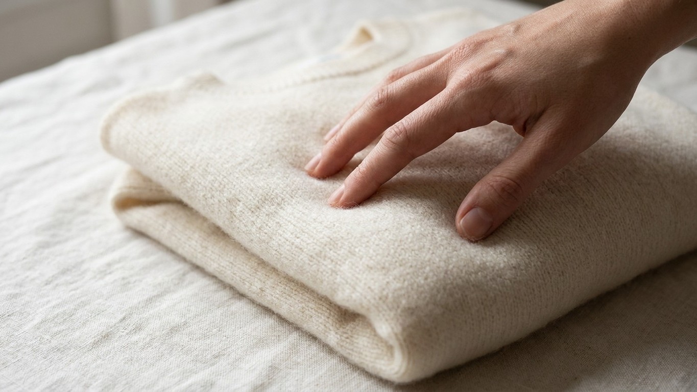 J'ajoutais de l'adoucissant à chaque lavage de mon pull en cachemire : au troisième passage, j'ai compris en touchant la f...
