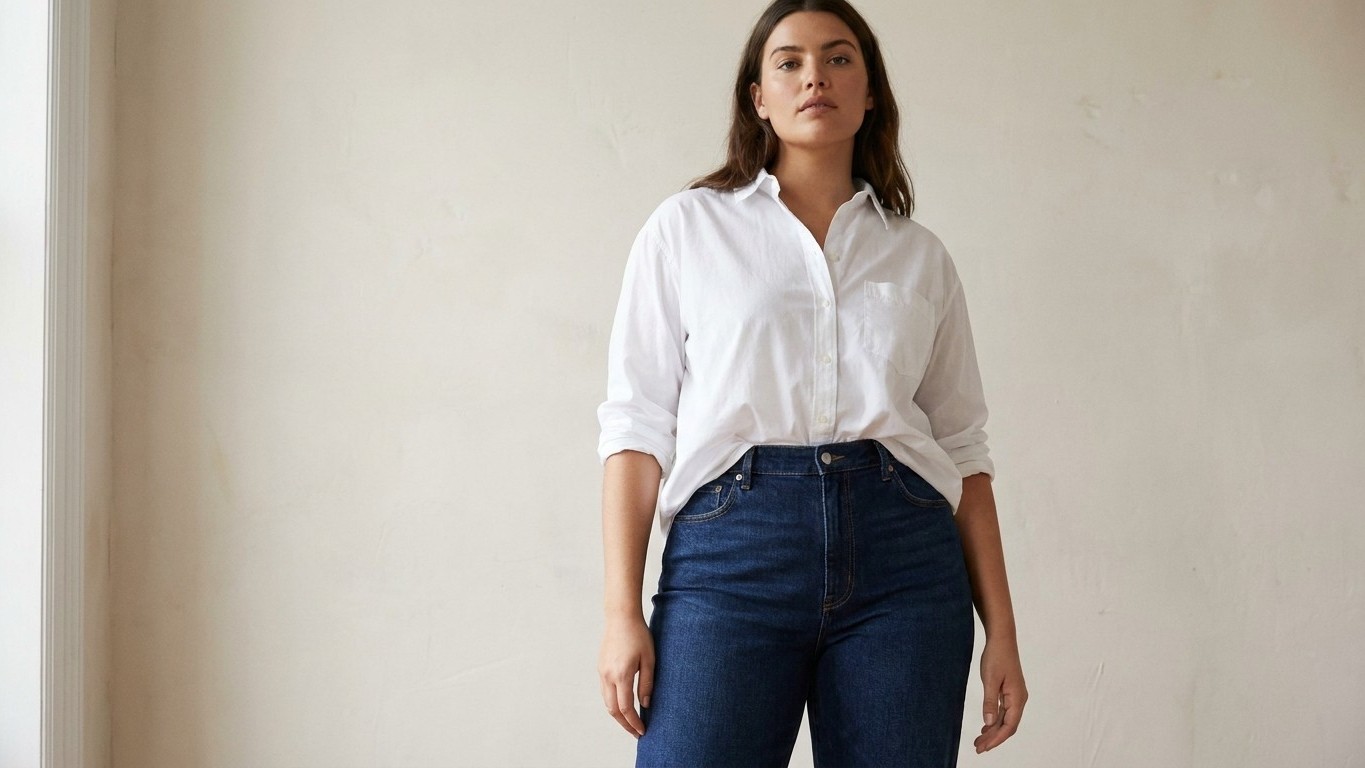 Je portais mon jean comme tout le monde : une styliste m'a corrigé un seul geste et ma silhouette a changé du tout au tout