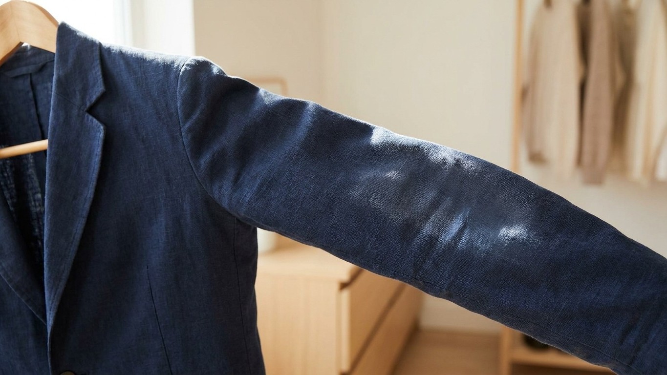 Je repassais mon blazer en lin à même le tissu depuis des années : le jour où j'ai compris d'où venait cette brillance aux...
