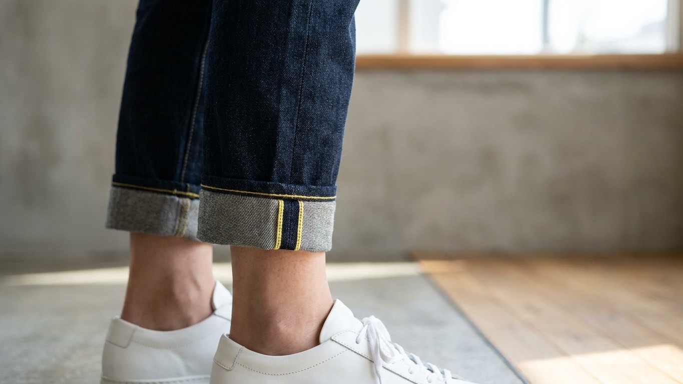 Je repliais le bas de mon jean depuis des années : une vendeuse japonaise m'a regardée faire et m'a montré où placer le pl...