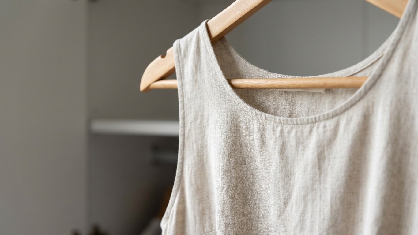 Un cintre fin dans votre penderie déforme vos robes d'été depuis des années : le V à l'encolure ne partira plus