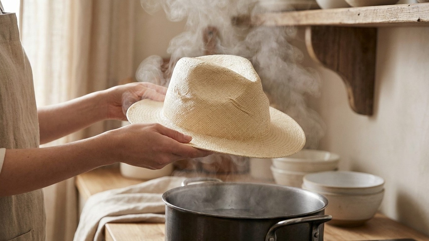 J'ai retrouvé mon chapeau de paille écrasé au fond de la valise : le geste tout simple que m'a montré ma grand-mère lui a ...