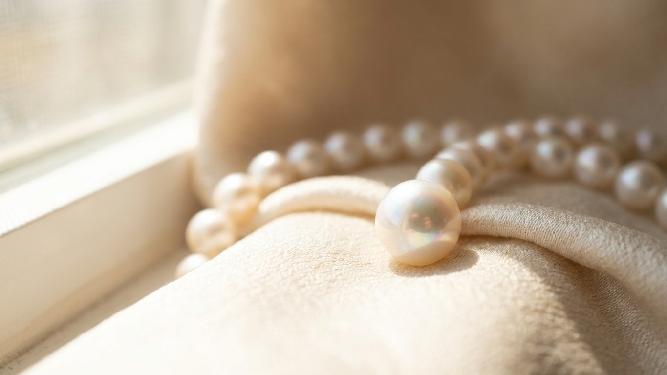 J'ai vaporisé mon parfum directement sur mon collier de perles pendant des années : le jour où j'ai regardé la nacre de pr...