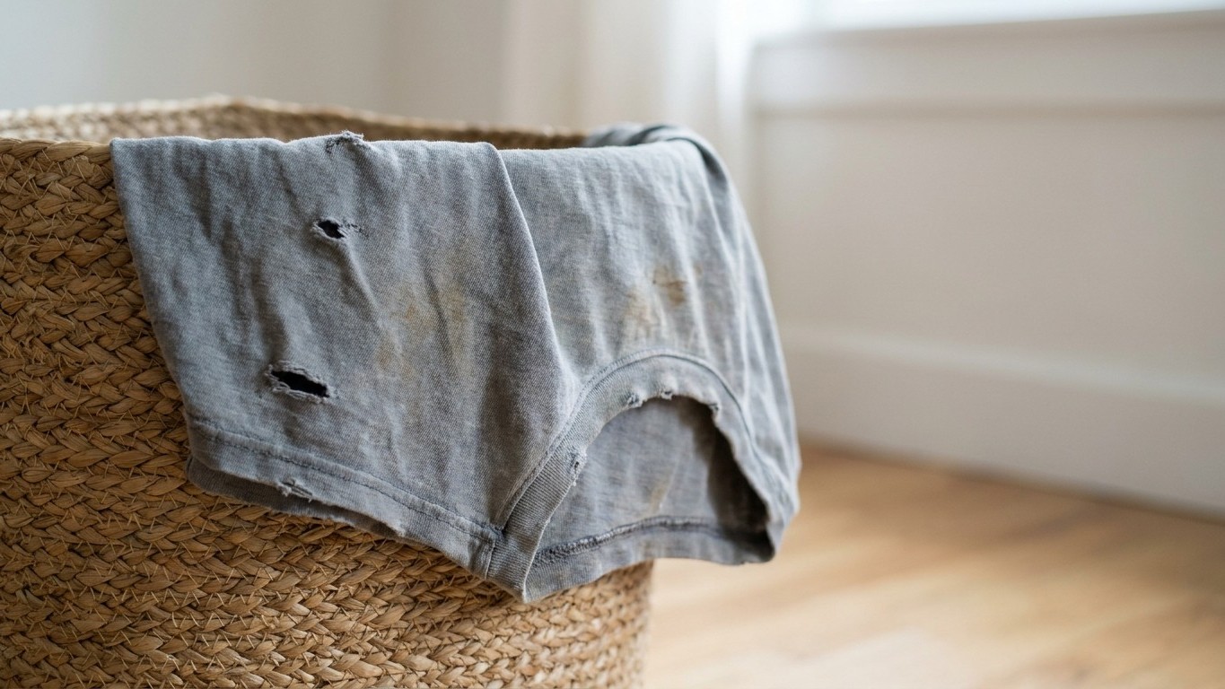 Je jetais mes vieux t-shirts troués à la poubelle sans y penser : un agent de déchetterie m'a montré que je ne mettais pas...