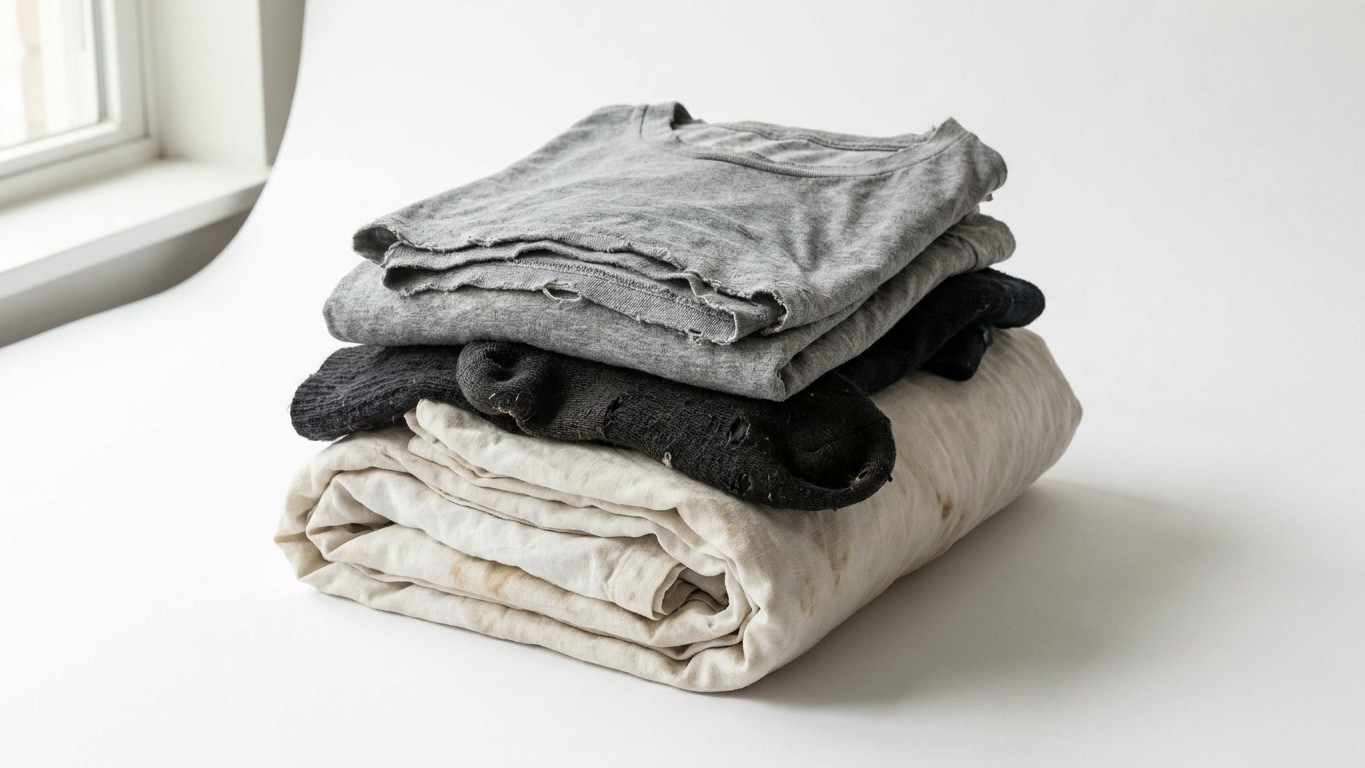 Je jetais mes vieux vêtements troués à la poubelle en pensant bien faire : depuis janvier 2025, ce geste est interdit et v...