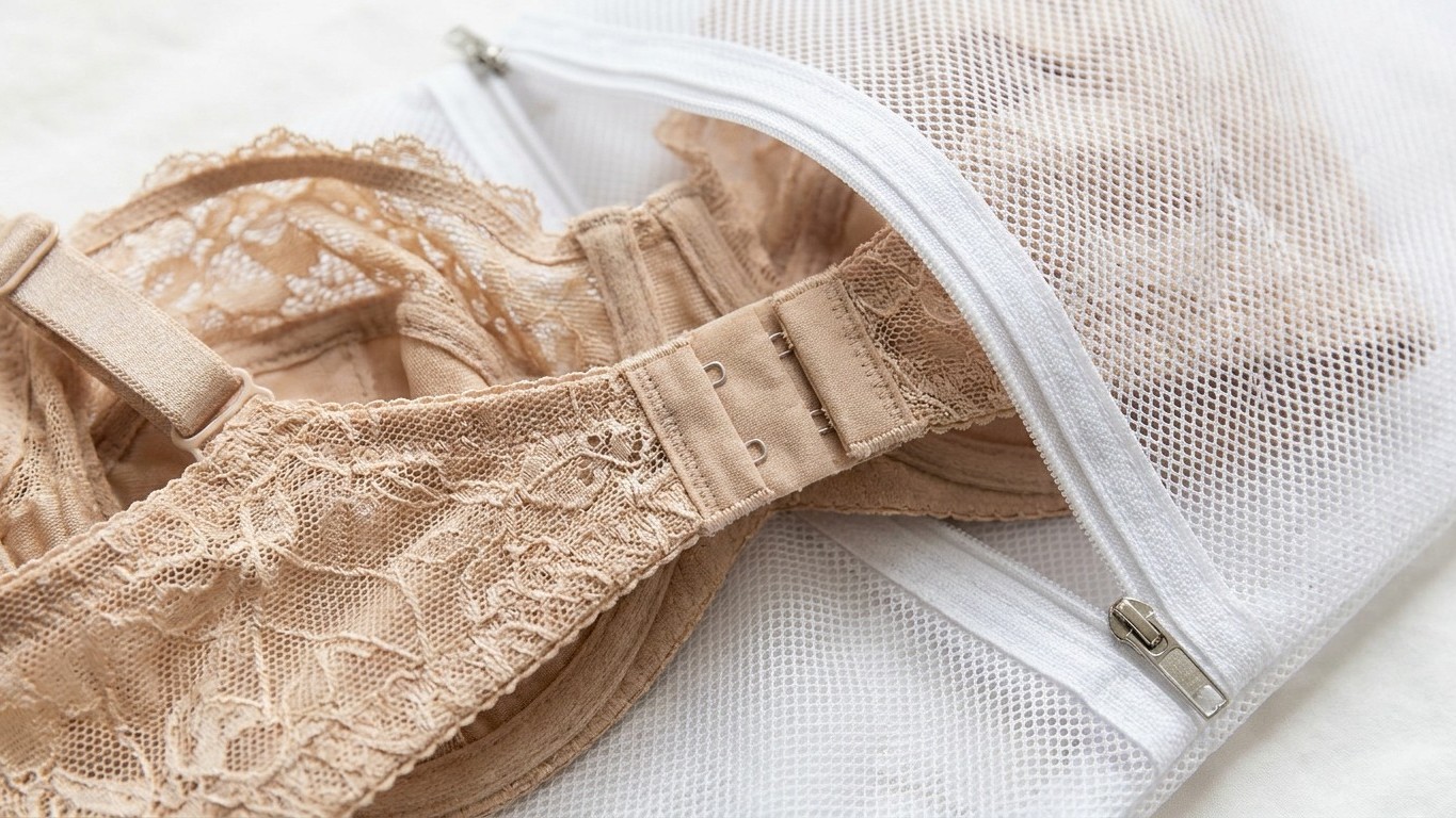 « Je pensais qu'un lavage délicat suffisait à protéger mes soutiens-gorge » : pourquoi seule une agrafe fermée dans un fil...