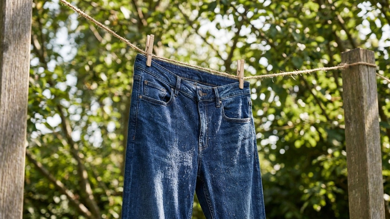 Ma voisine ne met jamais ses jeans stretch au sèche-linge et ce n'est pas par manque de place sur l'étendoir