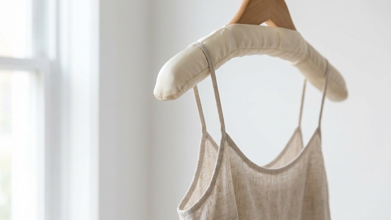« Ne la suspends jamais par les bretelles » : depuis qu'une couturière m'a montré ce geste, mes robes d'été gardent leur t...