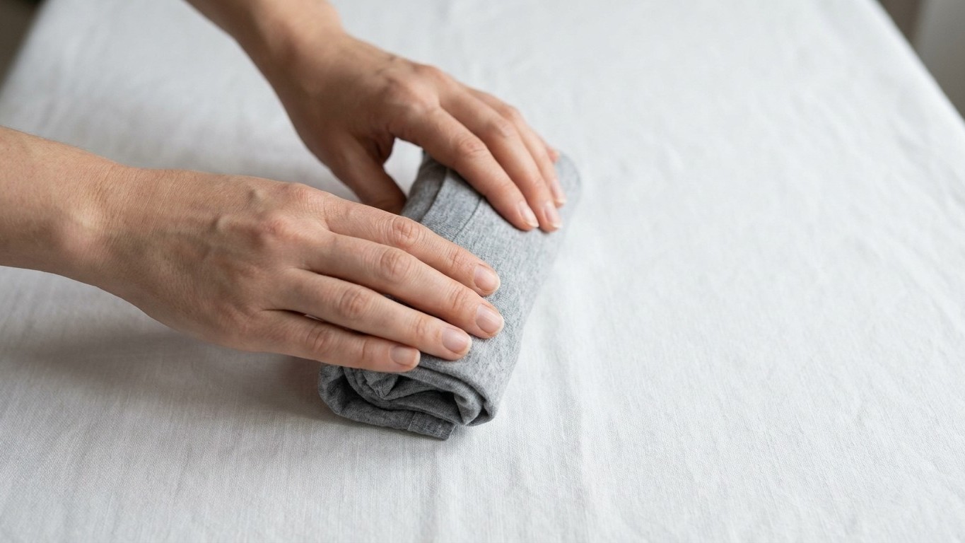 On s'obstine tous à plier nos vêtements en piles dans la valise, alors que ce geste utilisé par les hôtesses de l'air libè...