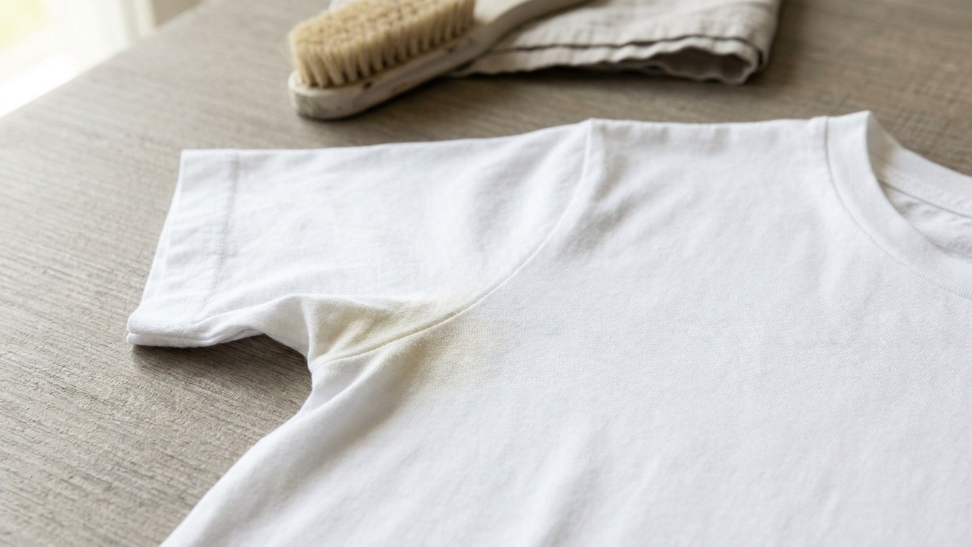 C'est fini pour les t-shirts blancs récupérés après un été de port : ce que les sels d'aluminium font au coton dès que le ...