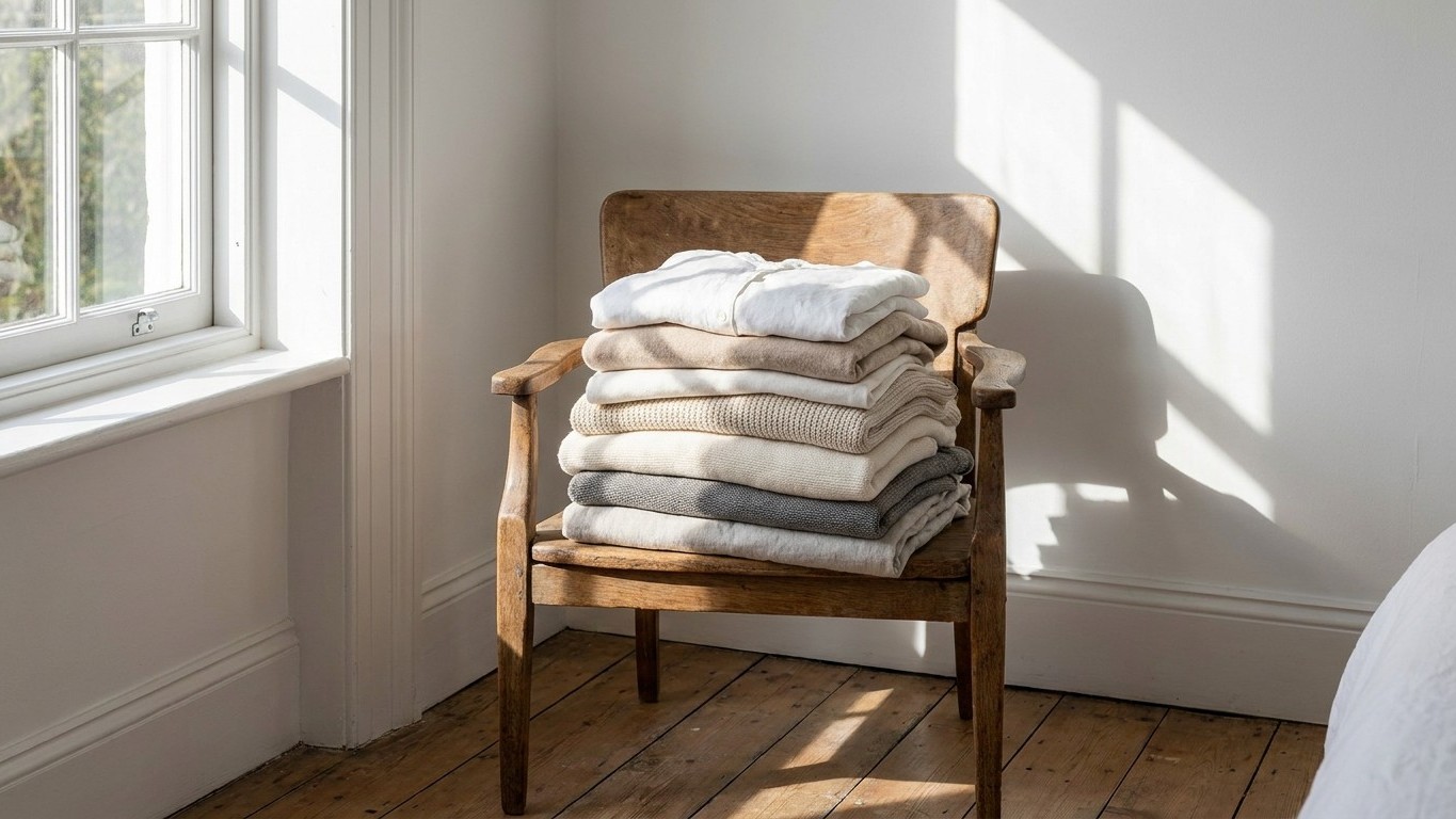 Fini la chaise de chambre couverte de vêtements : la solution à 5 cintres qui vide la pièce en une soirée
