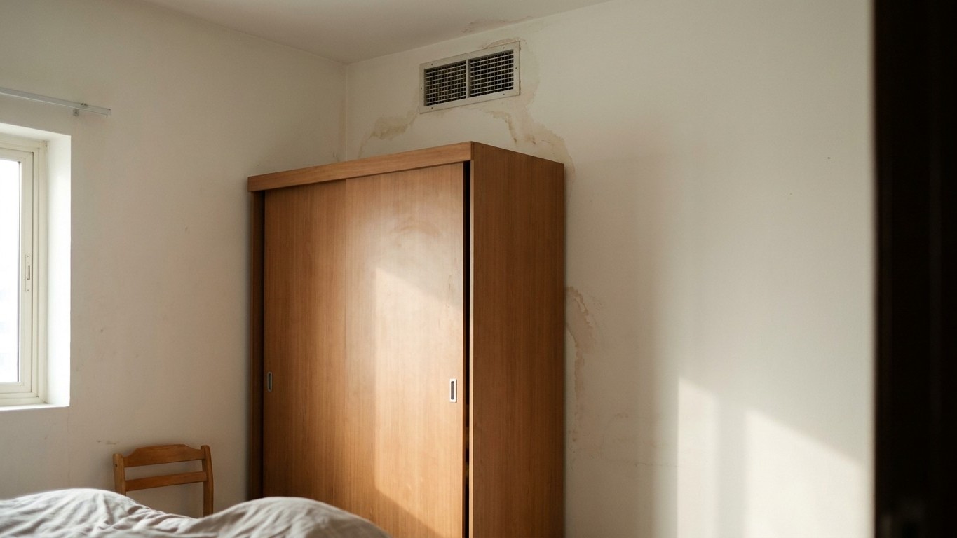 J'ai poussé ma penderie contre le mur du fond de mon studio juste pour dégager le passage : trois semaines après, j'ai com...