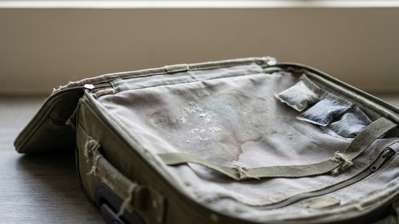 J'ai remisé ma valise au retour d'août sans la brosser juste parce qu'elle avait l'air vide : au premier week-end d'octobr...