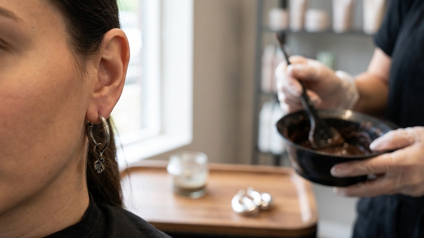 Ma coiffeuse retire toujours ses boucles d'oreilles en argent avant de préparer la couleur et ce n'est pas pour éviter de ...