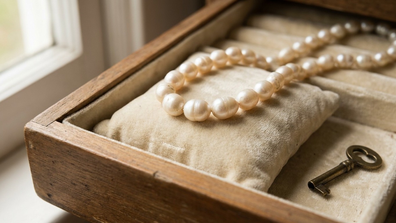 Ma grand-mère mettait toujours son collier de perles en dernier, bien après le parfum, et ce n'est pas une coquetterie : r...