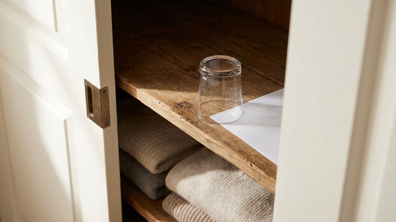 Posez un verre retourné sur la punaise verte et glissez une feuille de papier dessous : c'est le geste qui décide de l'ode...