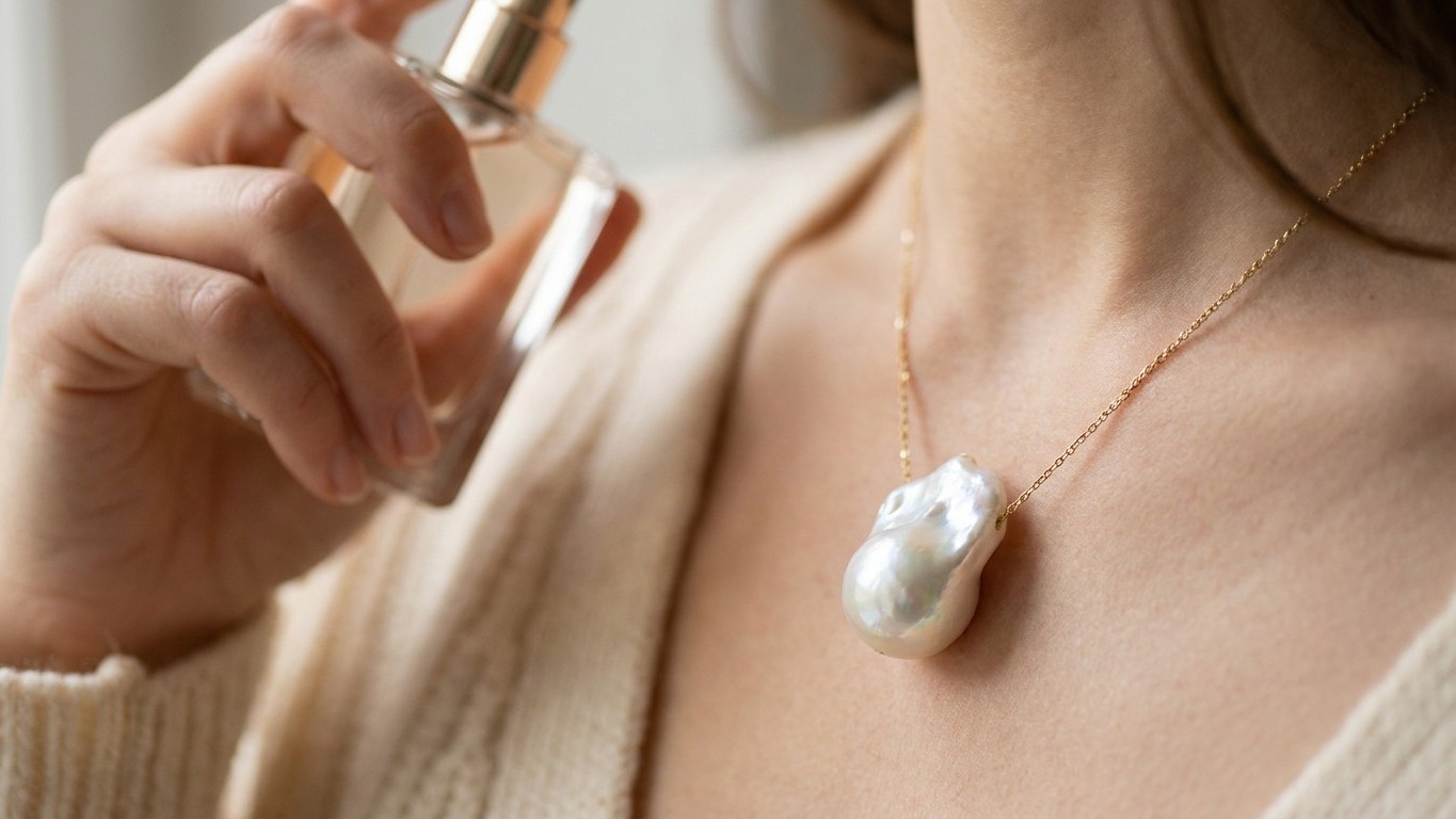 Si vos perles de culture ont perdu leur éclat en quelques étés, ce n'est pas l'âge du collier : c'est le geste que vous fa...