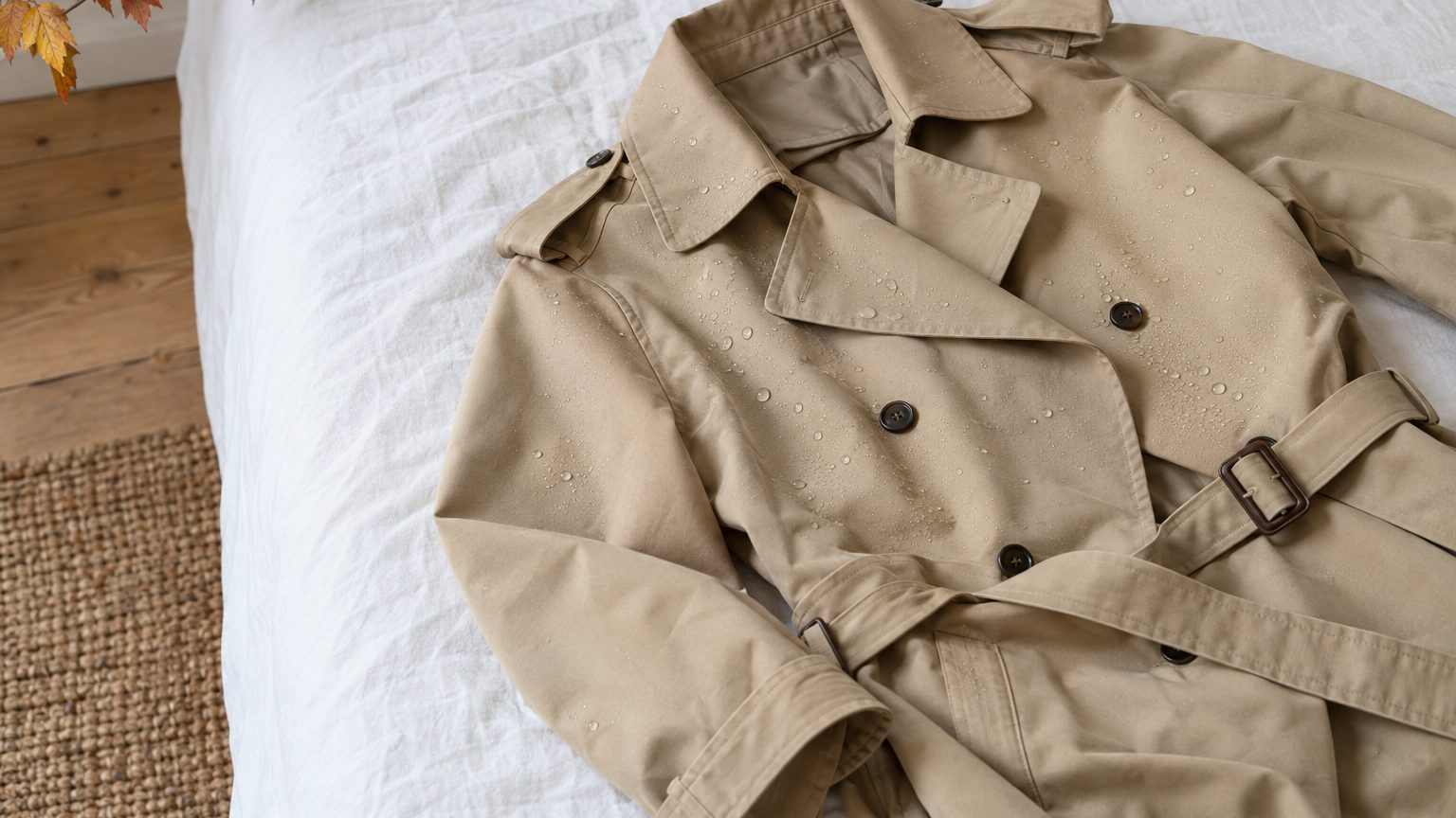Comment laver un trench coat en coton sans le déformer ni perdre son imperméabilité